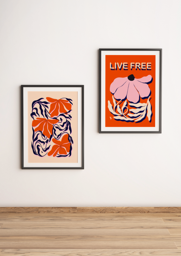 “Live Free” Art Print